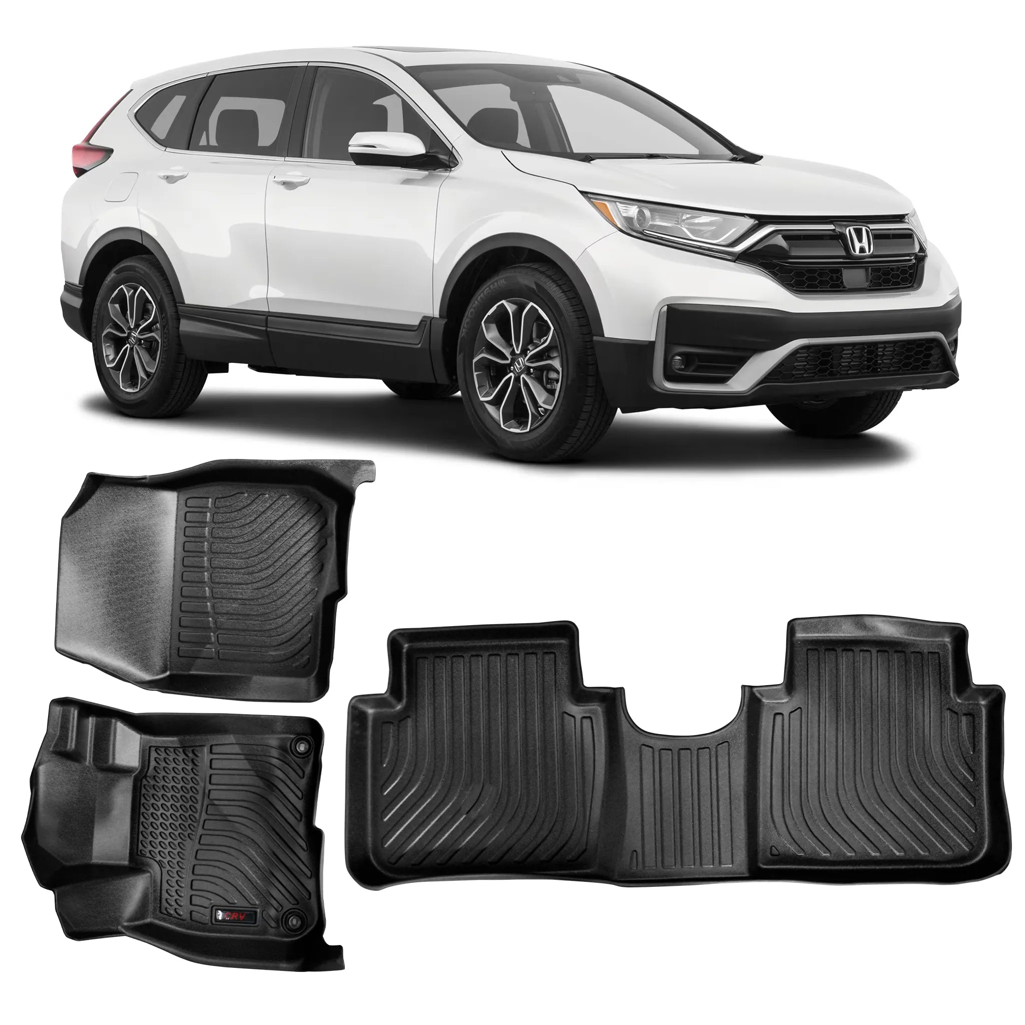 JOGO DE TAPETE BANDEJA PREMIUM CR-V 2017 A 2021 - COMPLETO