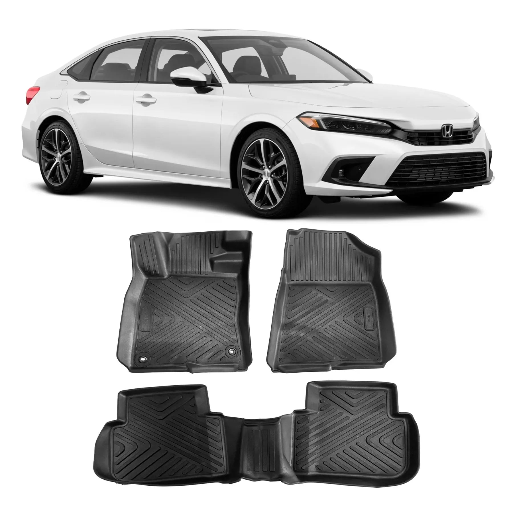 JOGO DE TAPETE BANDEJA PREMIUM CIVIC 2023 A 2026 - COMPLETO