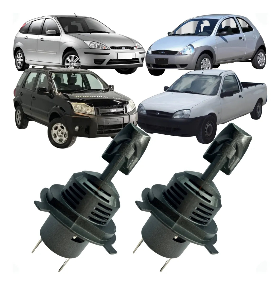 Kit Lâmpada Farol Led Philip