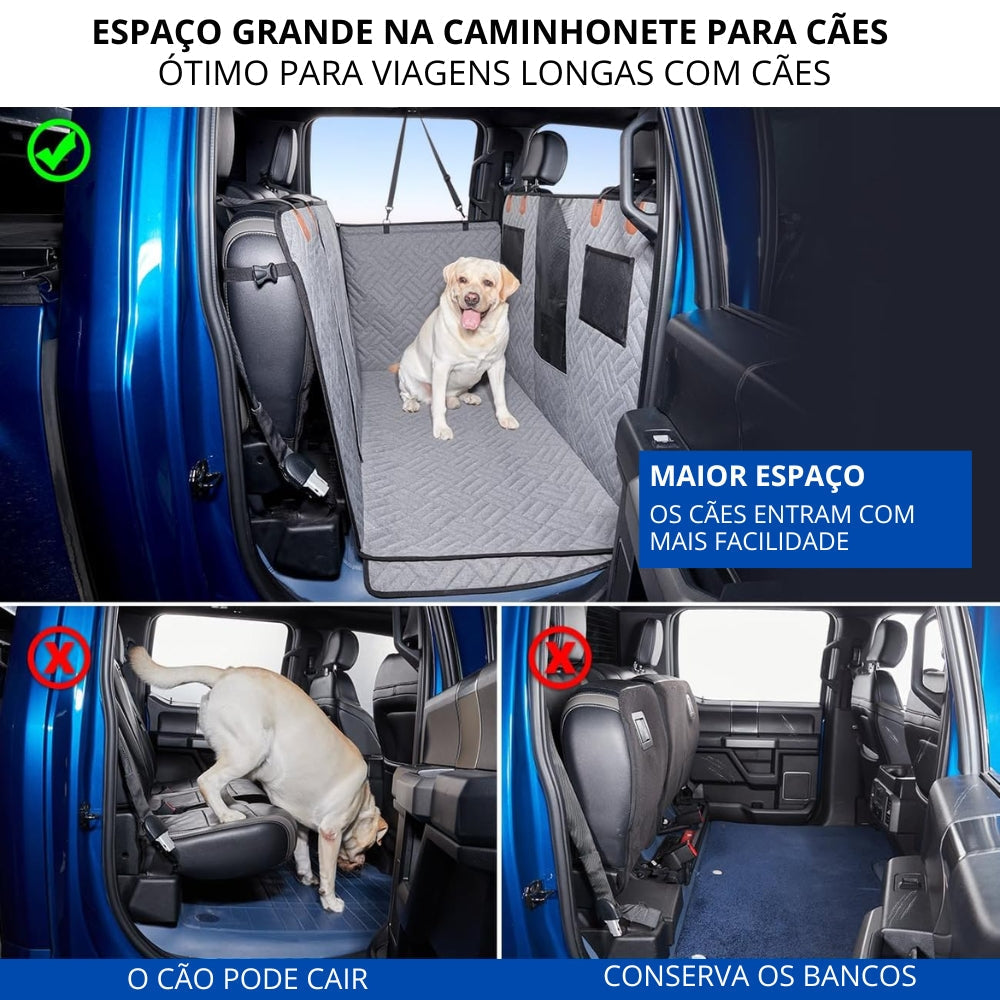 Protetor de Banco Traseiro Impermeável para Cachorros