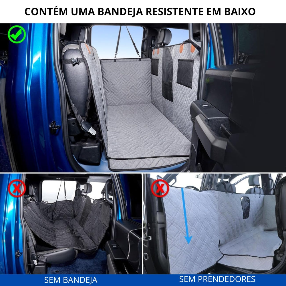 Protetor de Banco Traseiro Impermeável para Cachorros
