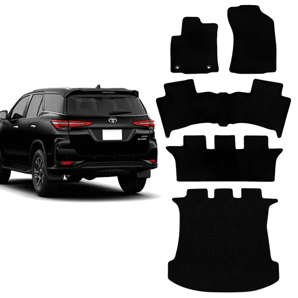 KIT TAPETES CARPETE PORTA MALAS + INTERNOS SW4 2016 A 2023 7 LUGARES